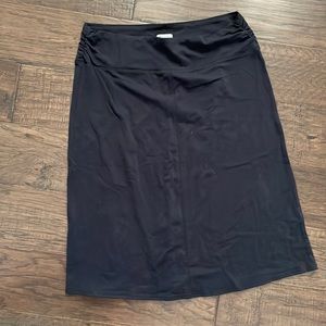 Columbia black midi skirt. Sz L